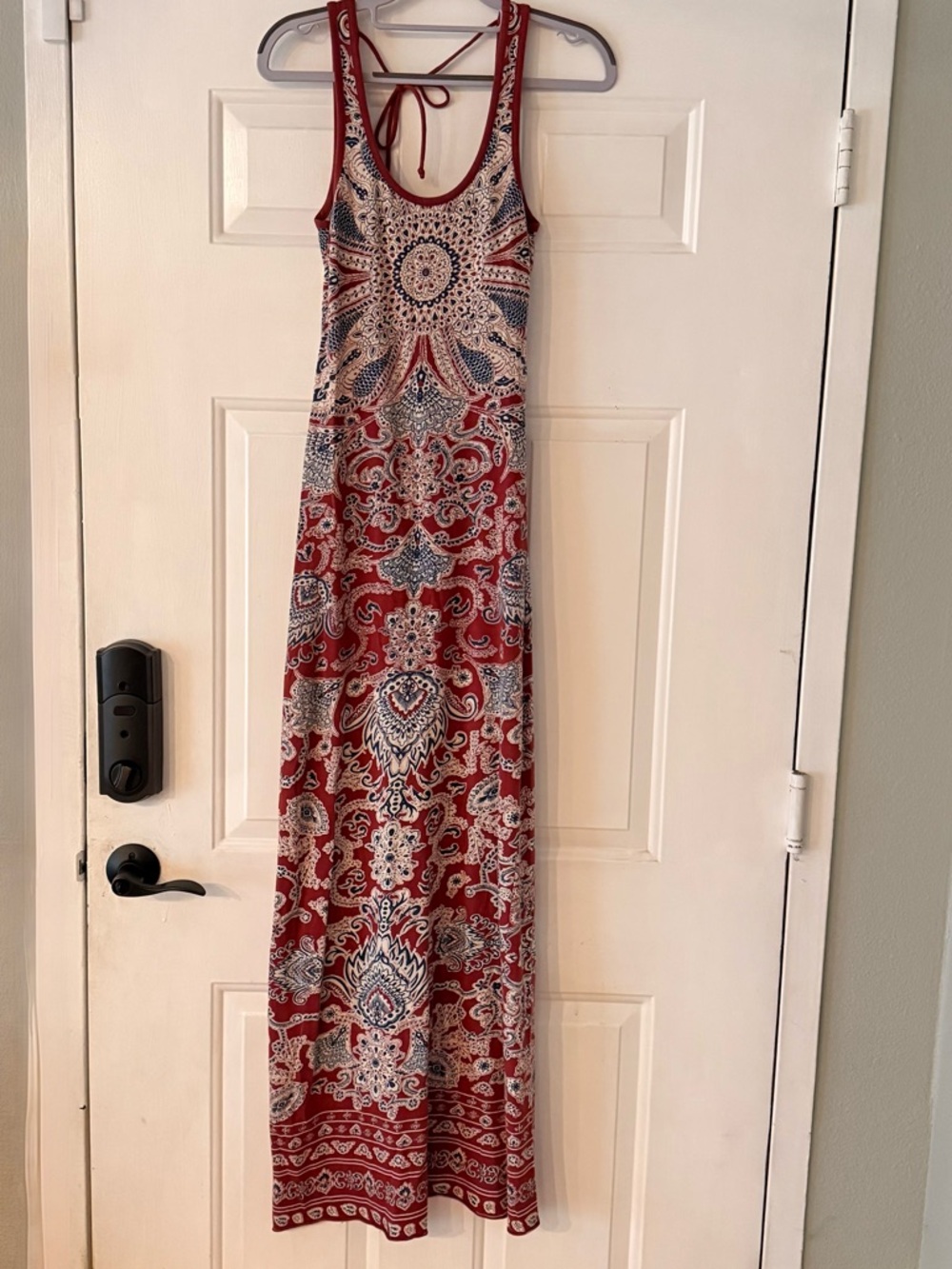 Billabong Designers Closet boho paisley print maxi dress